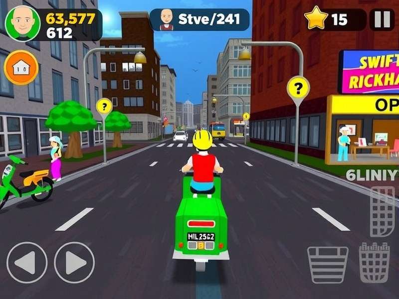 Swift Rickshaw Challenge gameplay screenshot